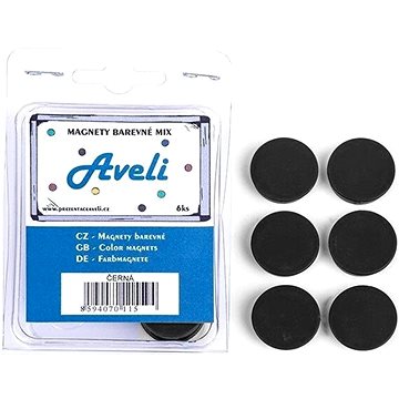 E-shop AVELI 24 mm, schwarz - 6er-Pack