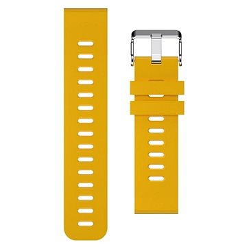 Aligator Watch 20mm silikonový řemínek hořčicově žlutý
