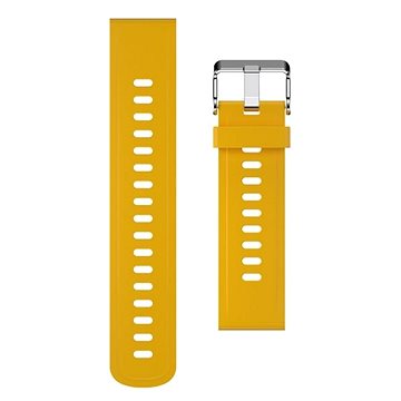 Aligator Watch 22mm silikonový řemínek hořčicově žlutý