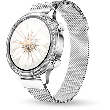 Chytré hodinky Aligator Watch Lady (M3), stříbrné