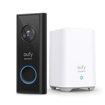 Eufy Video Doorbell 2K black (Battery-Powered) + Home base 2