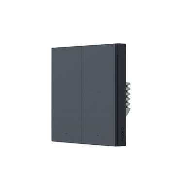 AQARA Smart Wall Switch H1(With Neutral, Double Rocker), šedý