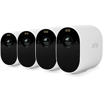 Arlo Essential Outdoor Security Camera - 4 ks, bílá