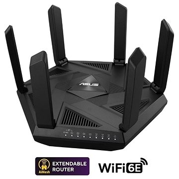 WiFi router ASUS RT-AXE7800 černý