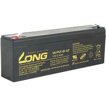 Long baterie 12V 2,6Ah F1 (WP2.6-12)