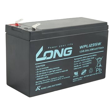 Long baterie 12V 8,5Ah F2 HighRate LongLife 9 let (WPL1235W)