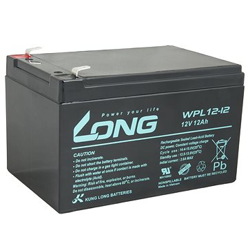 Long baterie 12V 12Ah F2 LongLife 9 let (WPL12-12)
