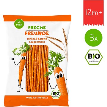 Freche Freunde BIO Špaldové tyčinky s mrkví 3× 75 g