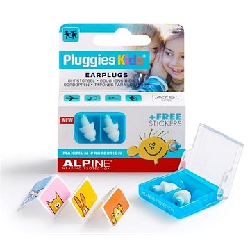 ALPINE Pluggies Kids Dětské špunty do uší