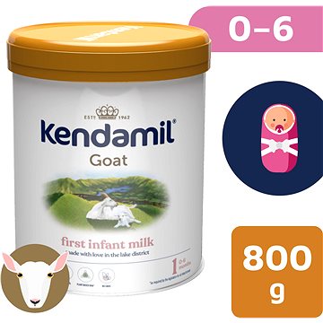 Kendamil Kozí kojenecké mléko 1 DHA+ (800 g)