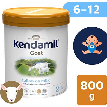 Kendamil Kozí pokračovací mléko 2 DHA+ (800 g)