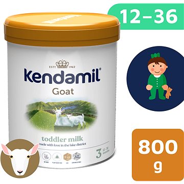Kendamil Kozí batolecí mléko 3 DHA+ (800 g)