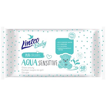LINTEO Baby AQUA Sensitive 48 ks