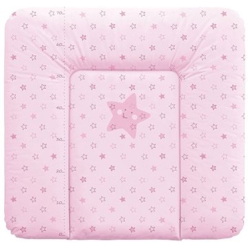CEBA Baby Podložka 75 × 72 cm - Hvězda růžová
