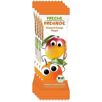 Freche Freunde BIO Ovocná tyčinka - Mango a pomeranč 4× 23 g