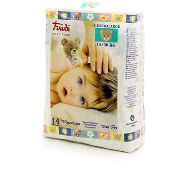 Trudi Baby Dry Fit 00696 Perfo-Soft vel. XL 15–30 kg (14 ks)
