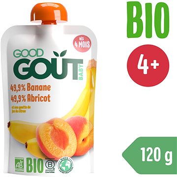 Good Gout BIO Meruňka s banánem (120 g)