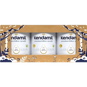 Kendamil Premium 2 HMO+ (3× 800 g), pohádkové balení s divadlem O třech prasátkách