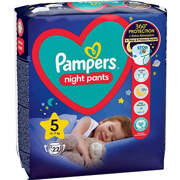 PAMPERS Night Pants vel. 5 (22 ks)