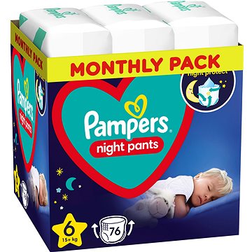 PAMPERS Night Pants vel. 6 (76 ks)