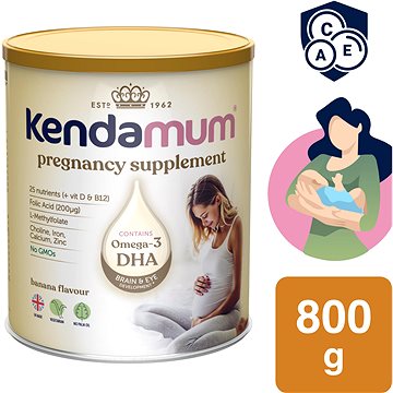 Kendamum banánový nápoj pro těhotné a kojící ženy (800 g)