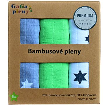 GaGa's pleny Bambusové pleny Premium Quality - bambus/biobavlna