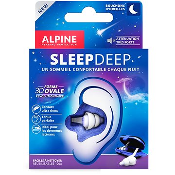 ALPINE SleepDeep 2021 - špunty do uší na spaní