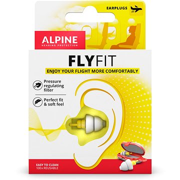 ALPINE FlyFit 2021 - špunty do uší do letadla