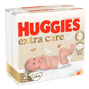 HUGGIES Extra Care vel. 2 (164 ks)