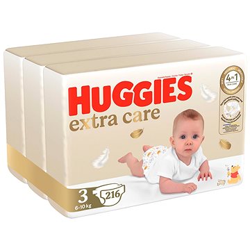 HUGGIES Elite Soft vel. 3 (216 ks)