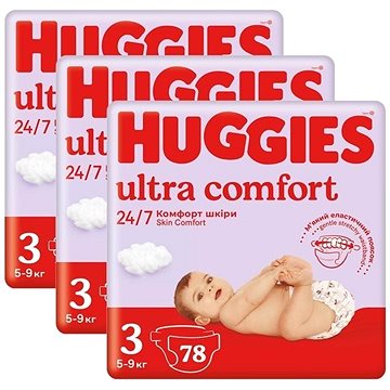 HUGGIES Ultra Comfort Mega 3 (234 ks)