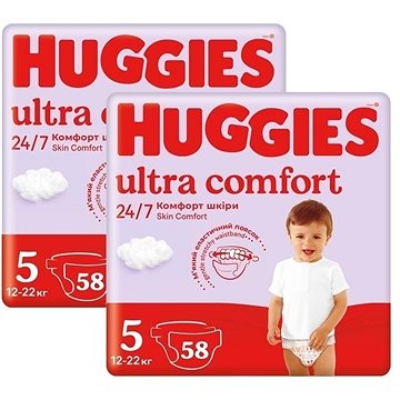 HUGGIES Ultra Comfort Mega 5 (116 ks)