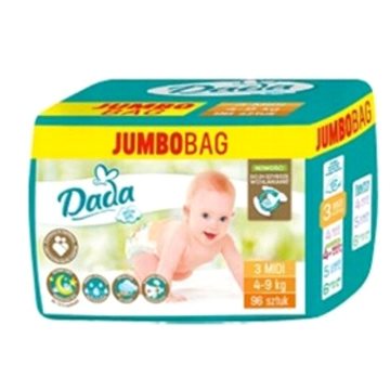 DADA Jumbo Bag Extra Soft vel. 3, 96 ks