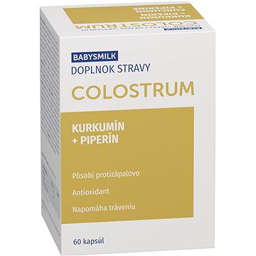 Babysmilk Colostrum kurkumin + piperin 60 kapslí