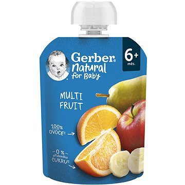 GERBER Natural kapsička multifruit 90 g