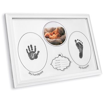 GOLD BABY fotorámeček Naše miminko na inkoustový otisk My handprint 24 × 38 cm