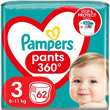 PAMPERS Active Baby Pants vel. 3 (62 ks)