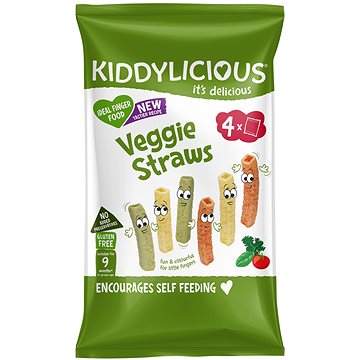 Kiddylicious tyčinky zeleninové multipack 48 g (4× 12 g)
