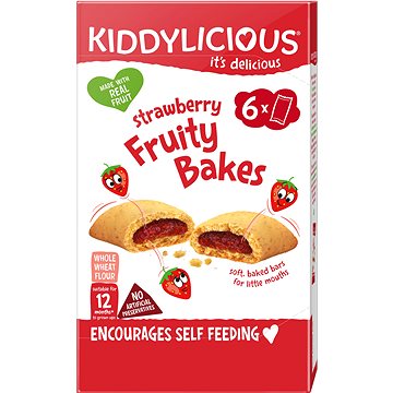 Kiddylicious koláčky jahodové 132 g