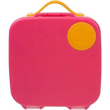 B.box Svačinový box velký růžový oranžový