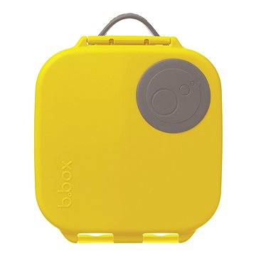 B.Box Svačinový box střední žlutý šedý