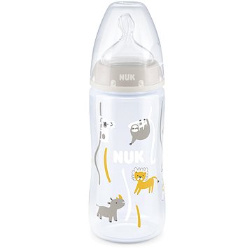 NUK FC+ láhev s kontrolou teploty 300 ml, béžová