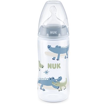 NUK FC+ láhev s kontrolou teploty 300 ml, modrá
