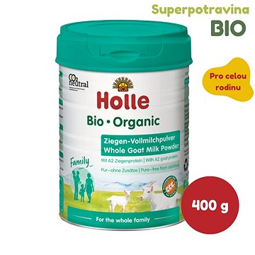HOLLE Bio kozí mléko pro celou rodinu, 400 g