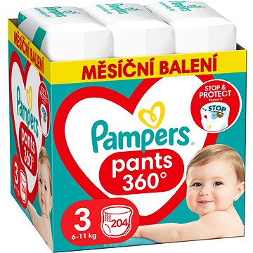 PAMPERS Pants Vel. 3 (204 ks)