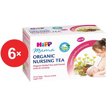 HiPP Mama BIO Čaj pro kojící matky - 6× 30 g