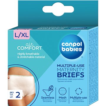 Canpol babies Multifunkční kalhotky po porodu L/XL, 2ks
