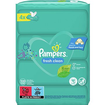 PAMPERS Fresh Clean XXL 4× 80 ks