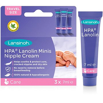 Lansinoh HPA Lanolín Minis 3 × 7 ml