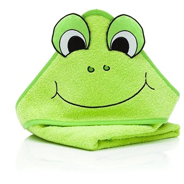 Osuška s kapucí Frog 75 × 75 cm